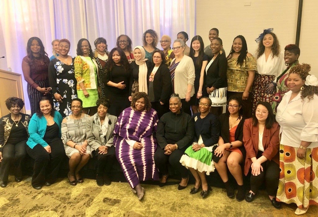 Annual Women of Color Day program participants.
