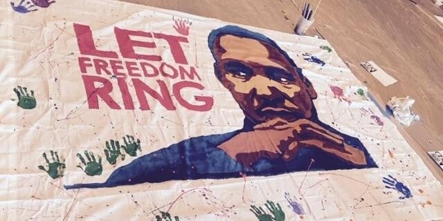 MLK Day banner - Let Freedom Ring